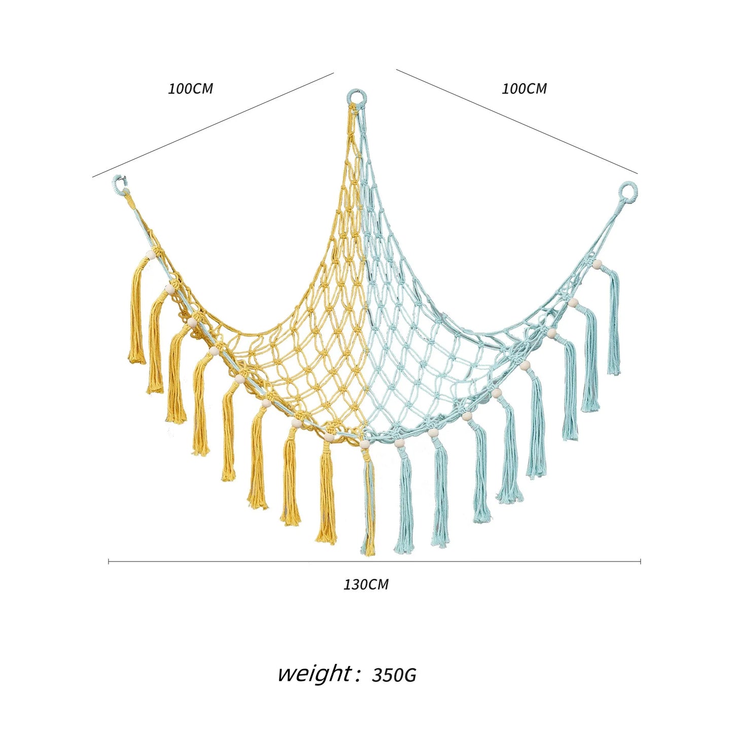 Large Stuffed Animal Storage Net Hammock