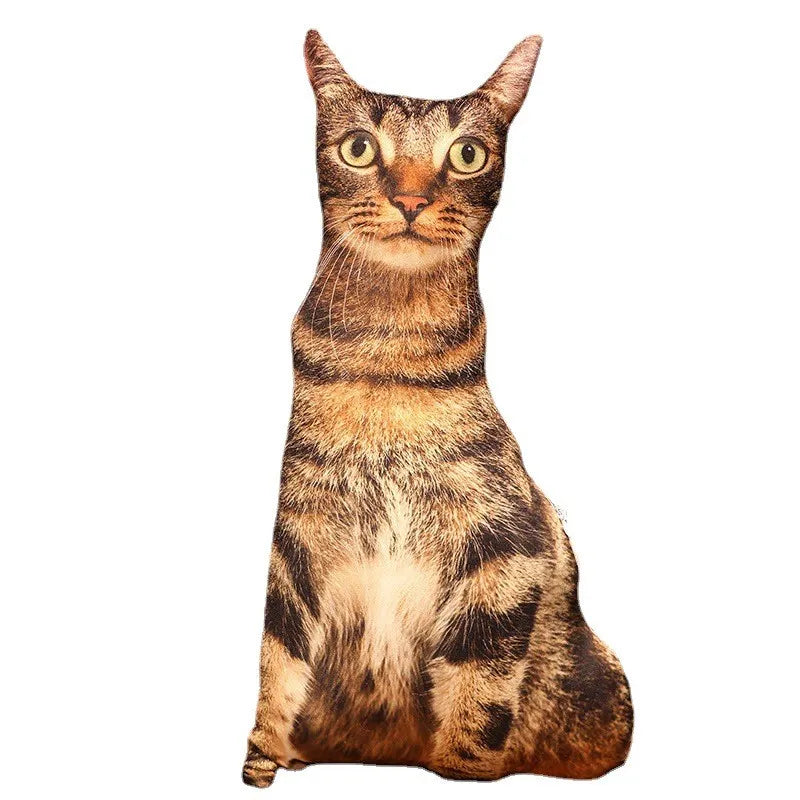 Creative 3D Simulation Cat Pillow Plush Toy