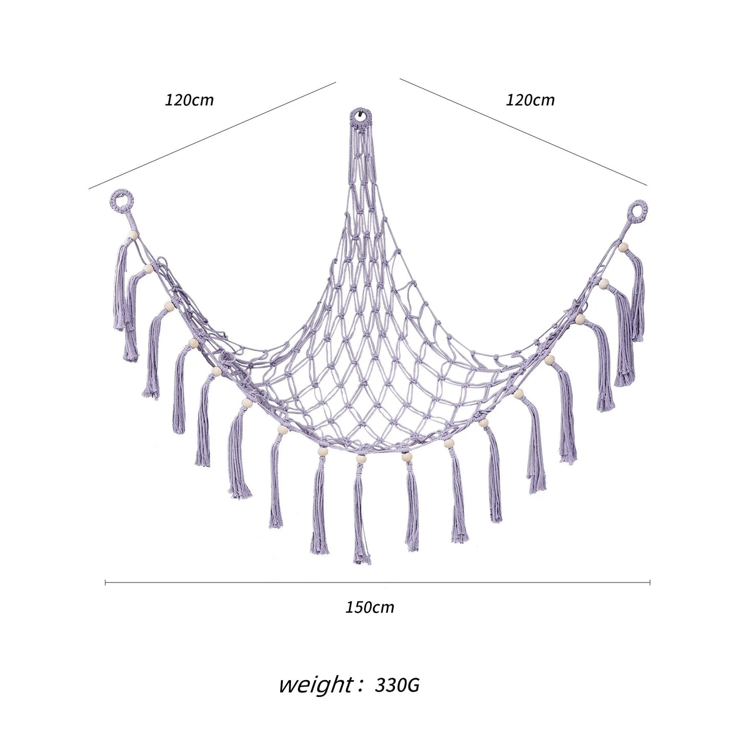 Large Stuffed Animal Storage Net Hammock