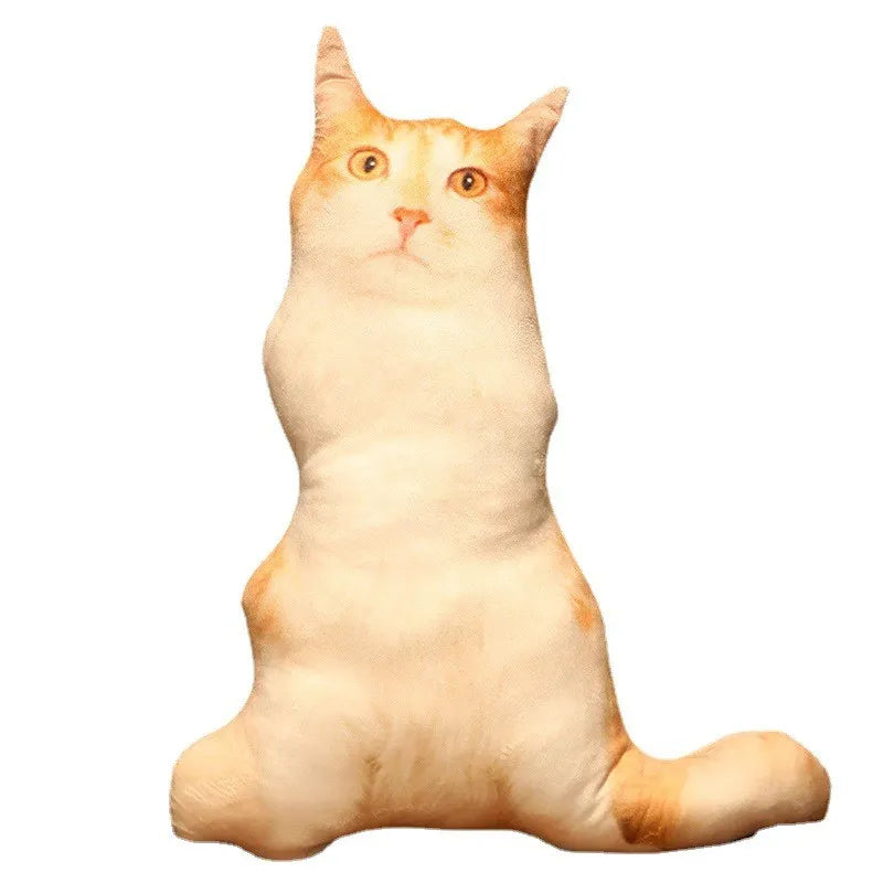 Creative 3D Simulation Cat Pillow Plush Toy