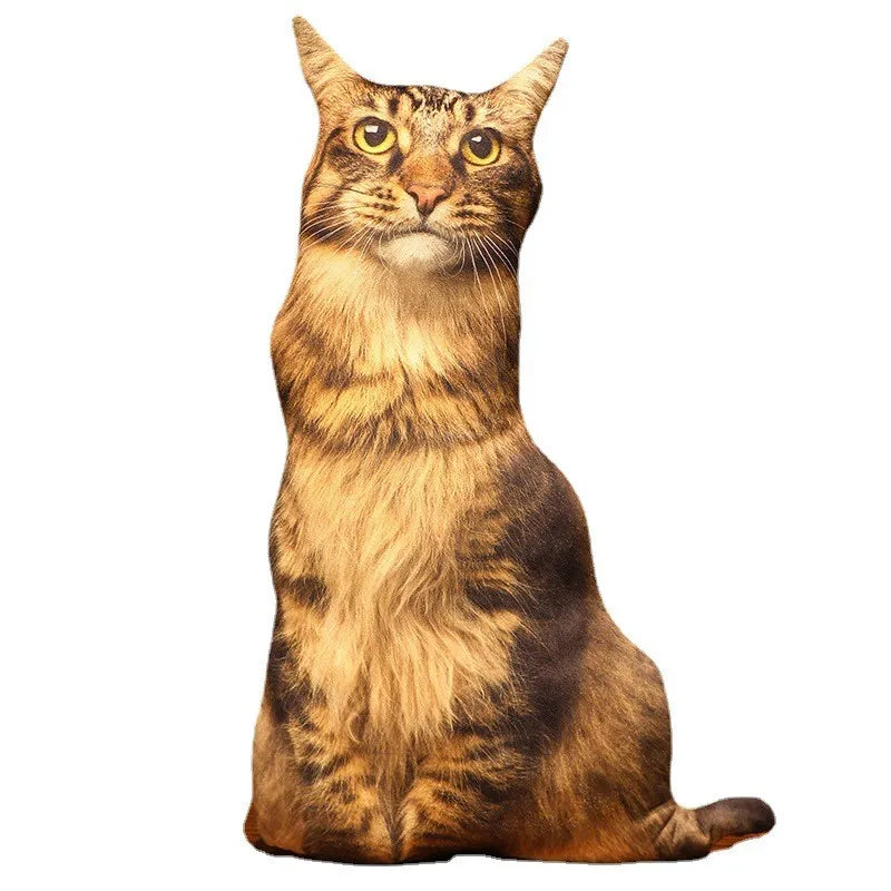 Creative 3D Simulation Cat Pillow Plush Toy