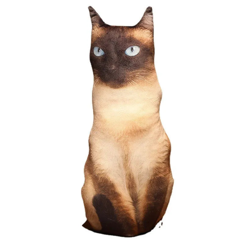Creative 3D Simulation Cat Pillow Plush Toy