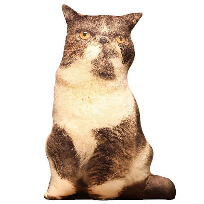 Creative 3D Simulation Cat Pillow Plush Toy