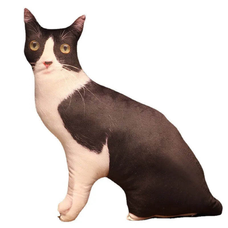 Creative 3D Simulation Cat Pillow Plush Toy