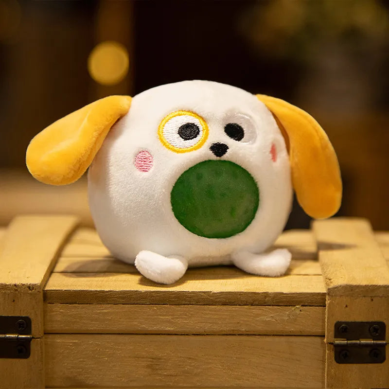 Plush Cute Pet Stress Buster Toys Stress Reliever for Kids Adults
