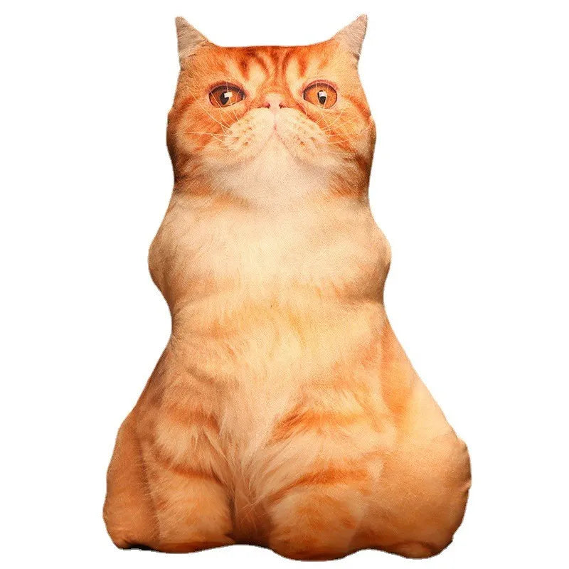 Creative 3D Simulation Cat Pillow Plush Toy
