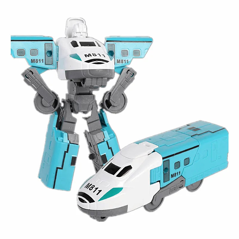 3-in-1 combined deformation car green