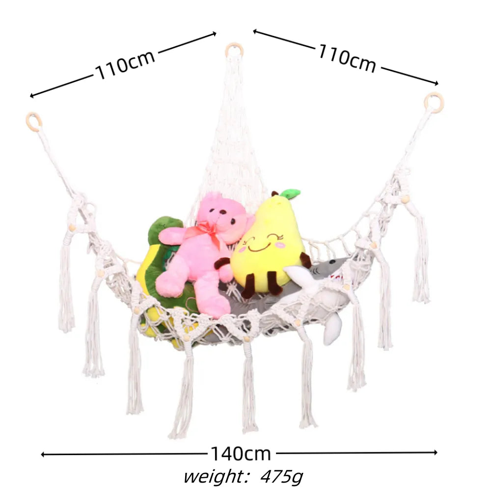 Large Stuffed Animal Storage Net Hammock