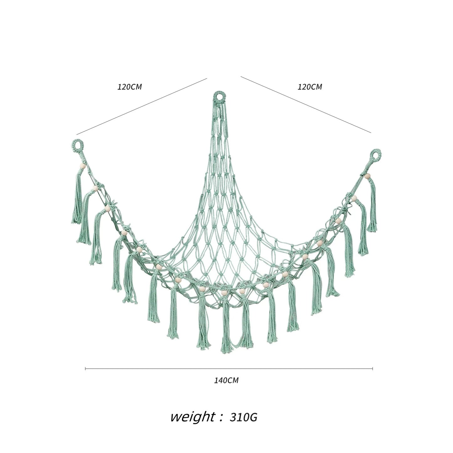 Large Stuffed Animal Storage Net Hammock