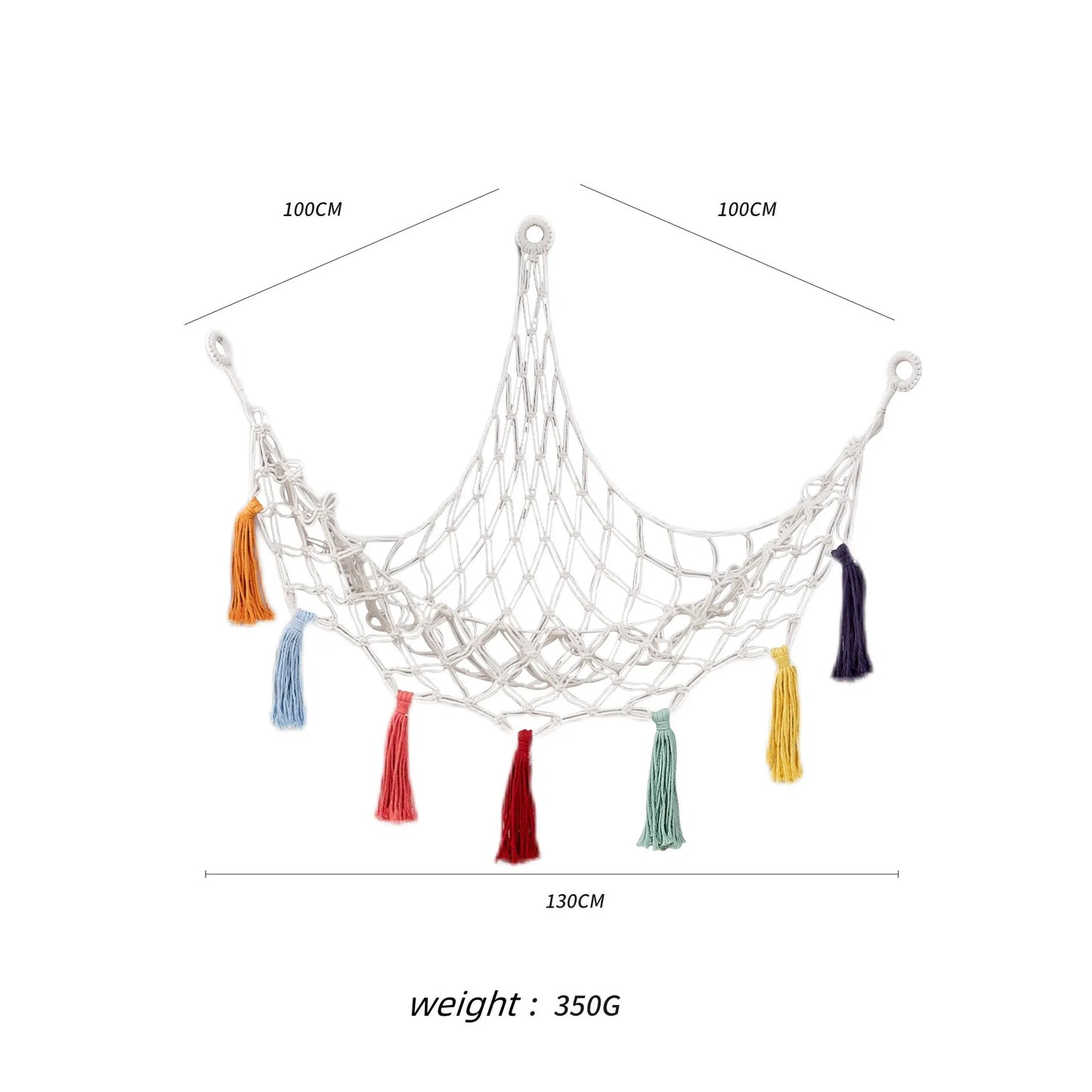 Large Stuffed Animal Storage Net Hammock