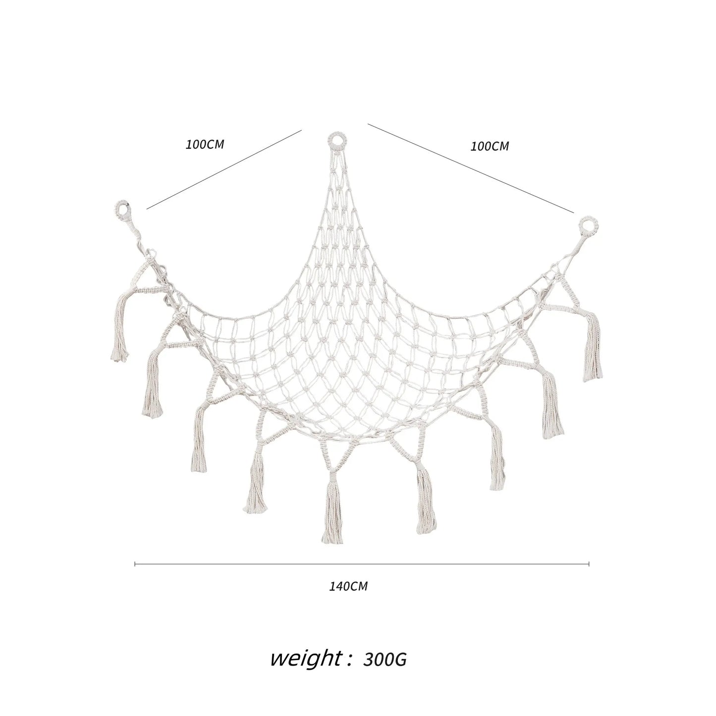 Large Stuffed Animal Storage Net Hammock