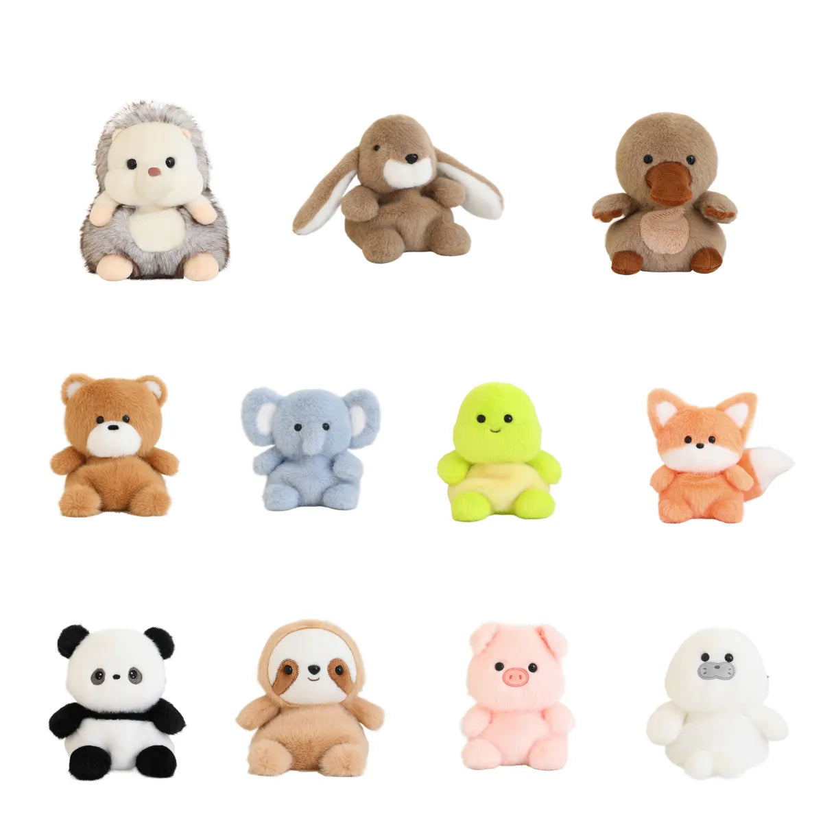 Adorable mini scented plush toys, 11 cute animals for kids gifts