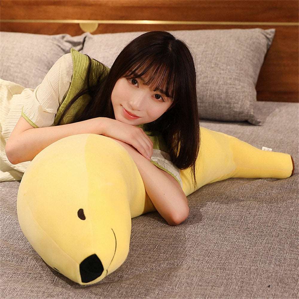 Banana dog Plush Pillow Toy Long Pillow Sleeping Doll Cute Doll Boy Girl Birthday Present