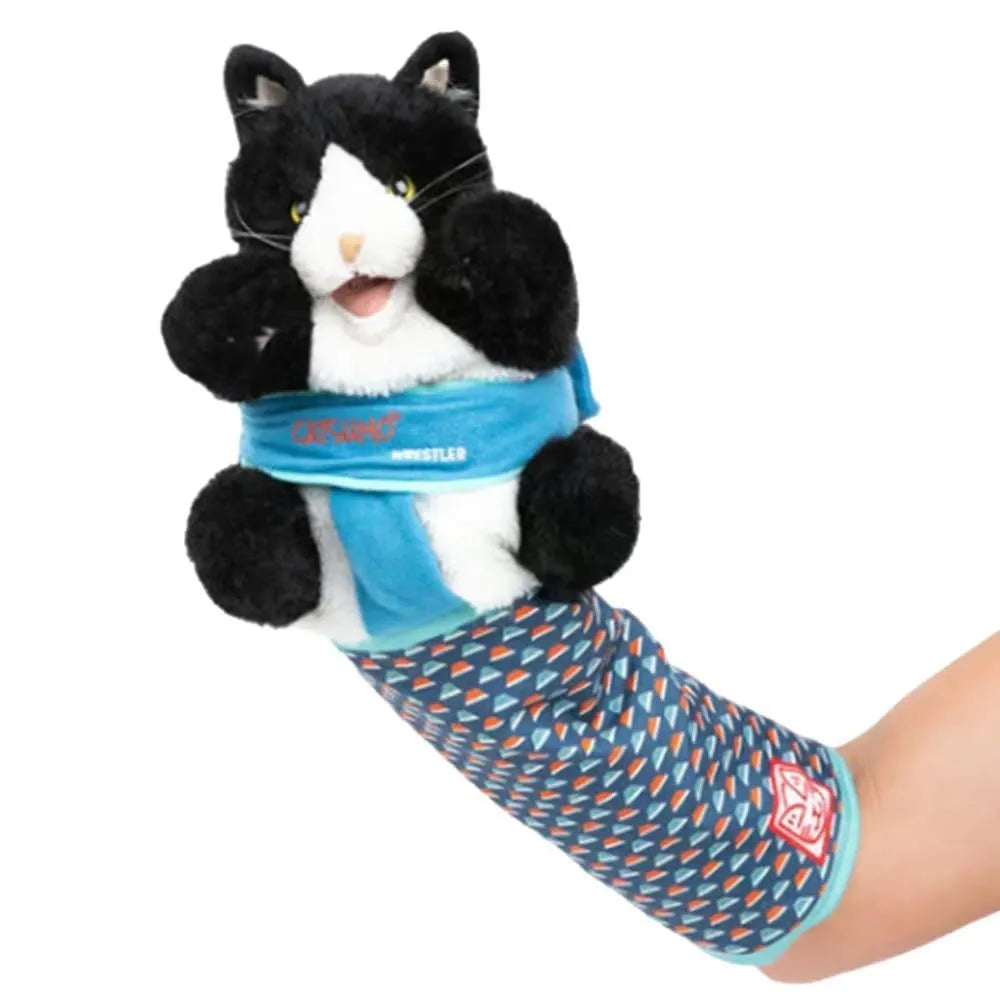 Cat Wrestler Interactive Hand Puppet plush toy