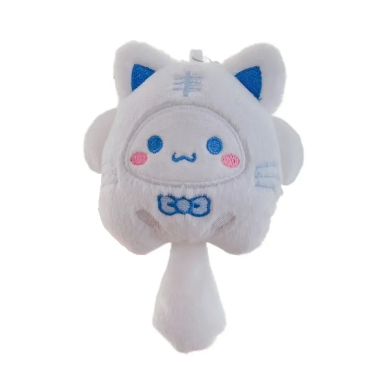 Cute Plush Cat Cosplay Keychain