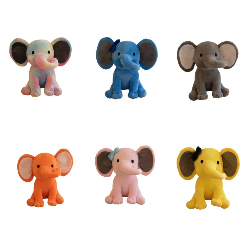 6 Pcs Elephant Stuffed Animals 9.8 Inches Soft Plush Toys Birthday gift