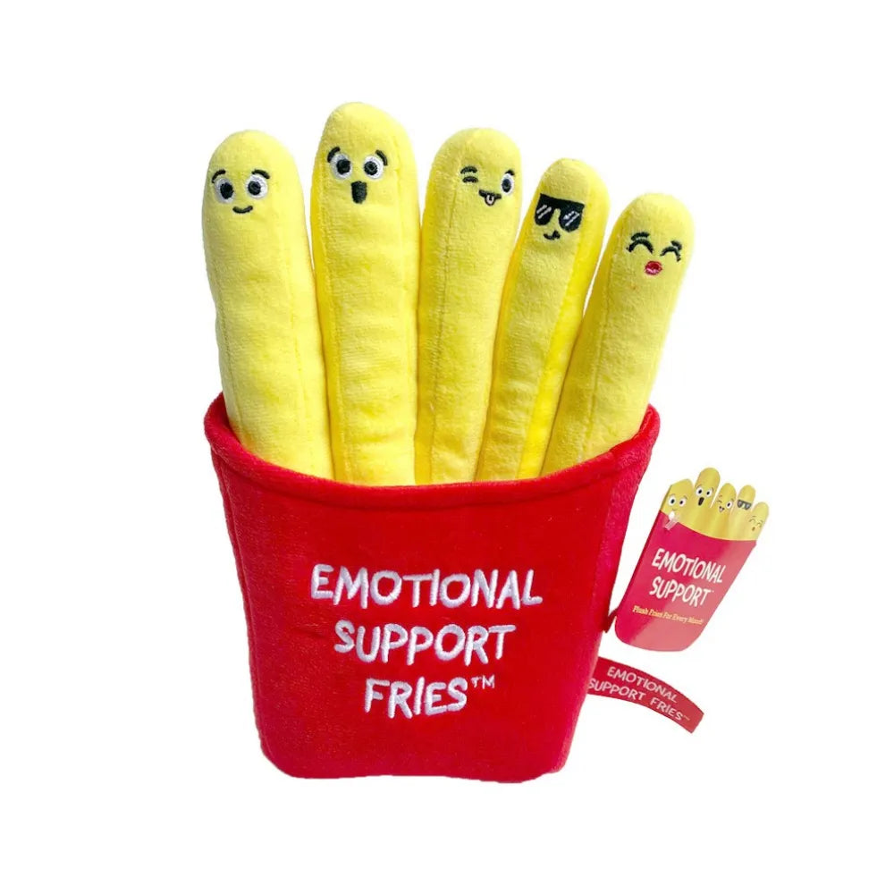 Emotional Support Fries - The Cuddly Plush Comfort Food, 12 inches