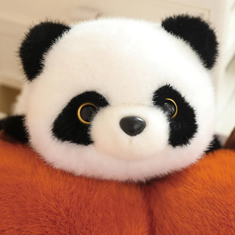 Flipped Giant Panda Transforms into Brown Panda 4