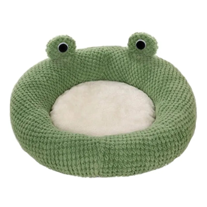 Frog Shape Pet Bed Cat Cave