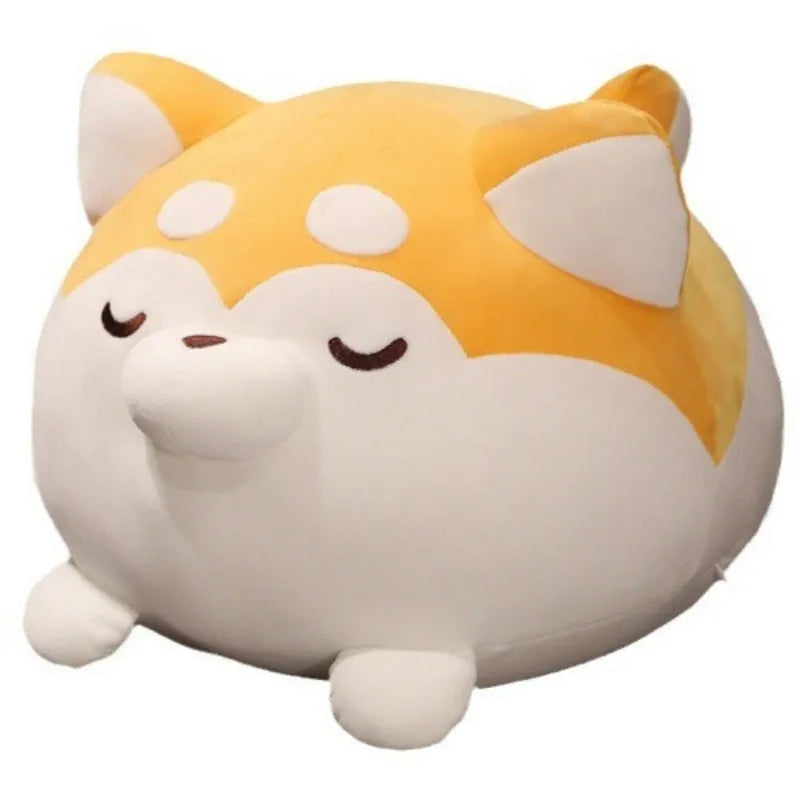 Husky Stuffed Animal Plush Pillow, Fat Huskie Soft Toys