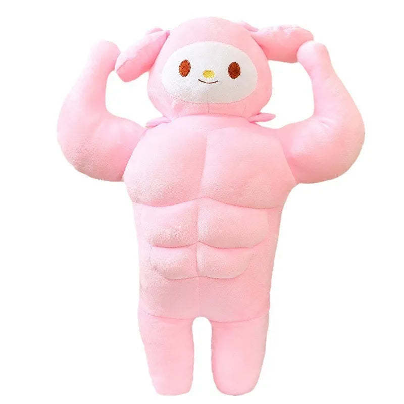 3D Muscle Shark Plush Toy, Muscle animal series plush toys