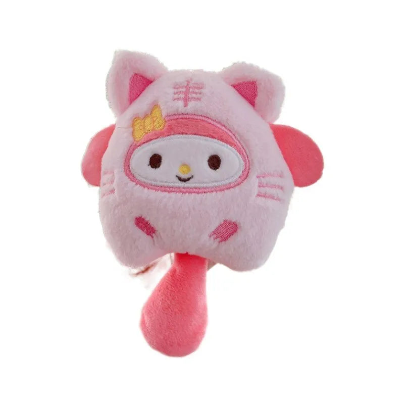 Cute Plush Cat Cosplay Keychain