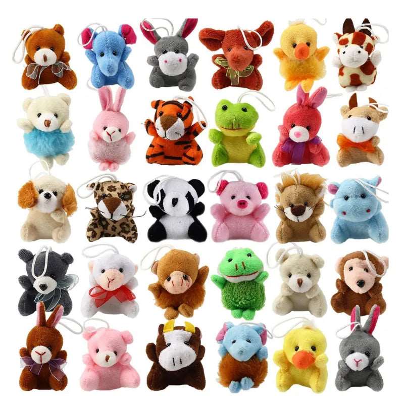 30 Piece Mini Plush Animal Toy Set stuffed animals