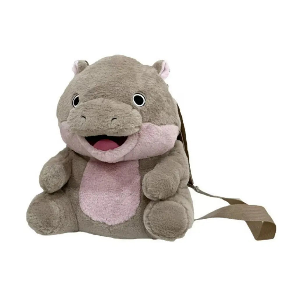 Moo Deng Hippo Plush toy, Cute Pygmy Hippopotamus Stuffed Animal for Kids and Adults