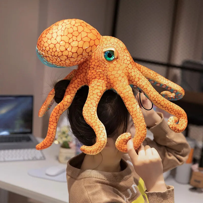 Realistic Octopus Stuffed Animal Marine Animals Toy Gifts for Kids (21.6 inch)