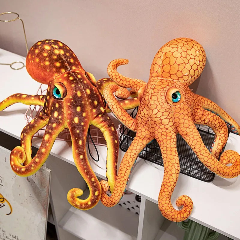 Realistic Octopus Stuffed Animal Marine Animals Toy Gifts for Kids (21.6 inch)