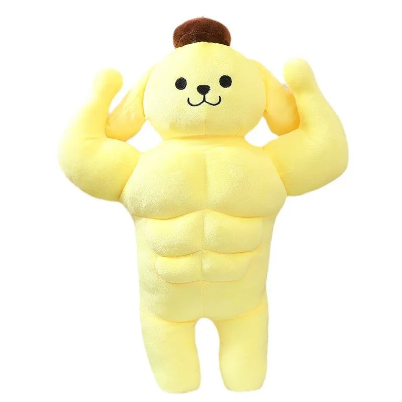 3D Muscle Shark Plush Toy, Muscle animal series plush toys