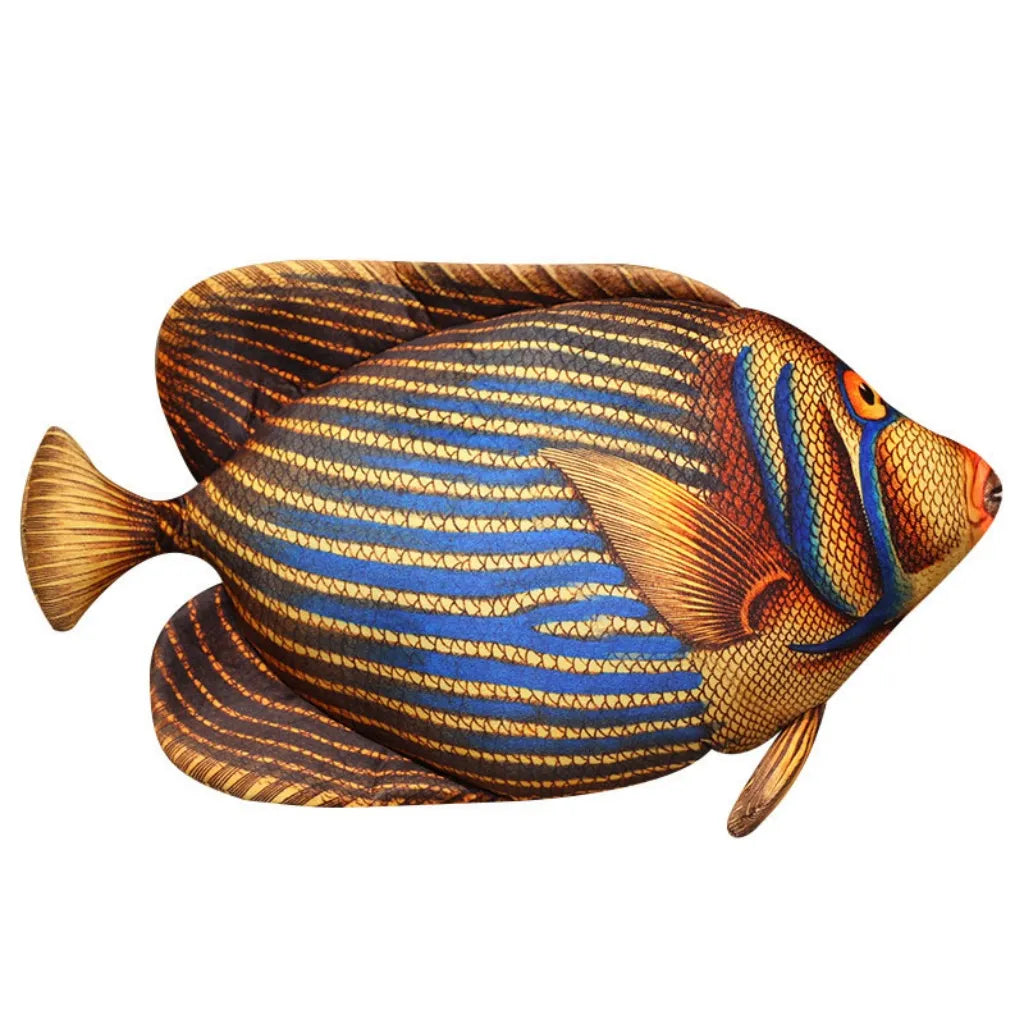Realistic Fabric Ocean Fish Plush toy, Collection for fish lovers, Home Decoration Gifts