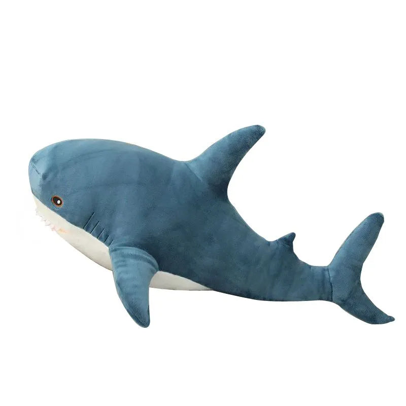 Giant Rainbow Shark Stuffed Animal Pillow Baby Shark Plush Toy, 63in