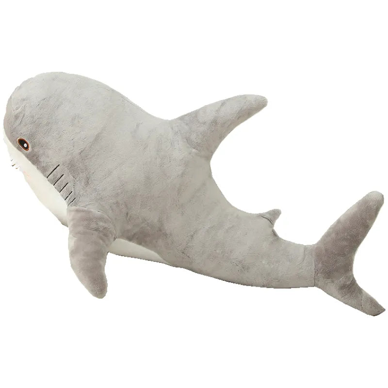 Giant Rainbow Shark Stuffed Animal Pillow Baby Shark Plush Toy, 63in