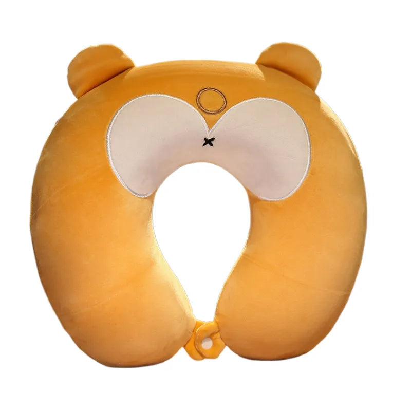 shiba lnu butt U-shaped neck pillow