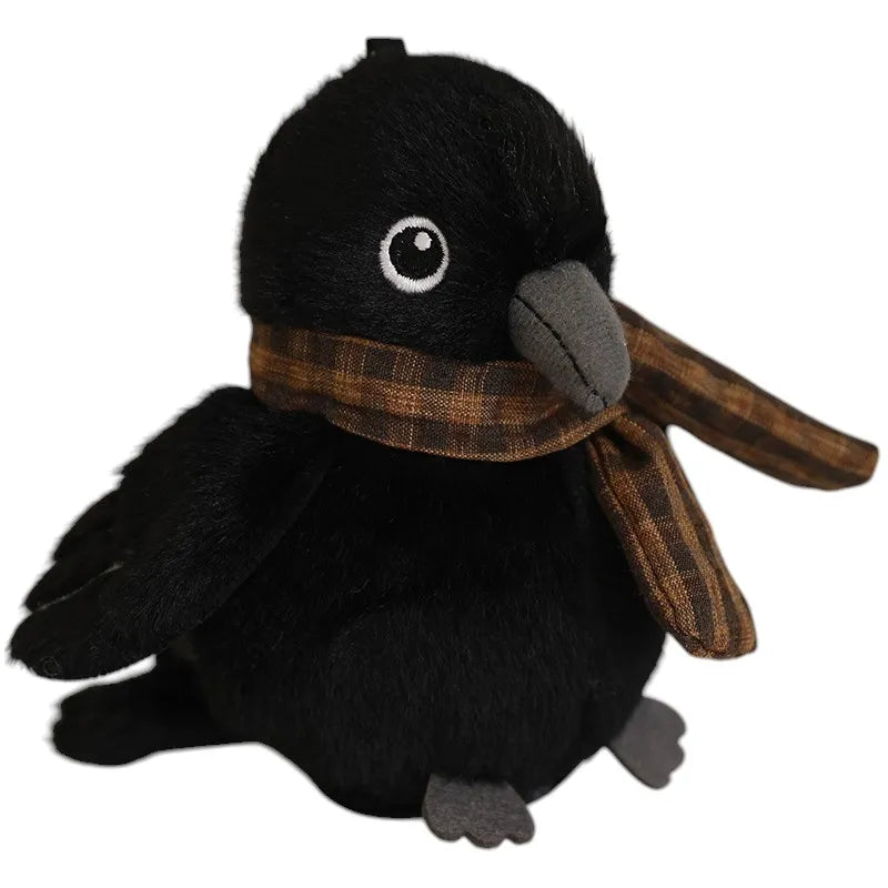 Shoulder Magnetic Bird Plush Stuffed Animal toy for Halloween cospaly