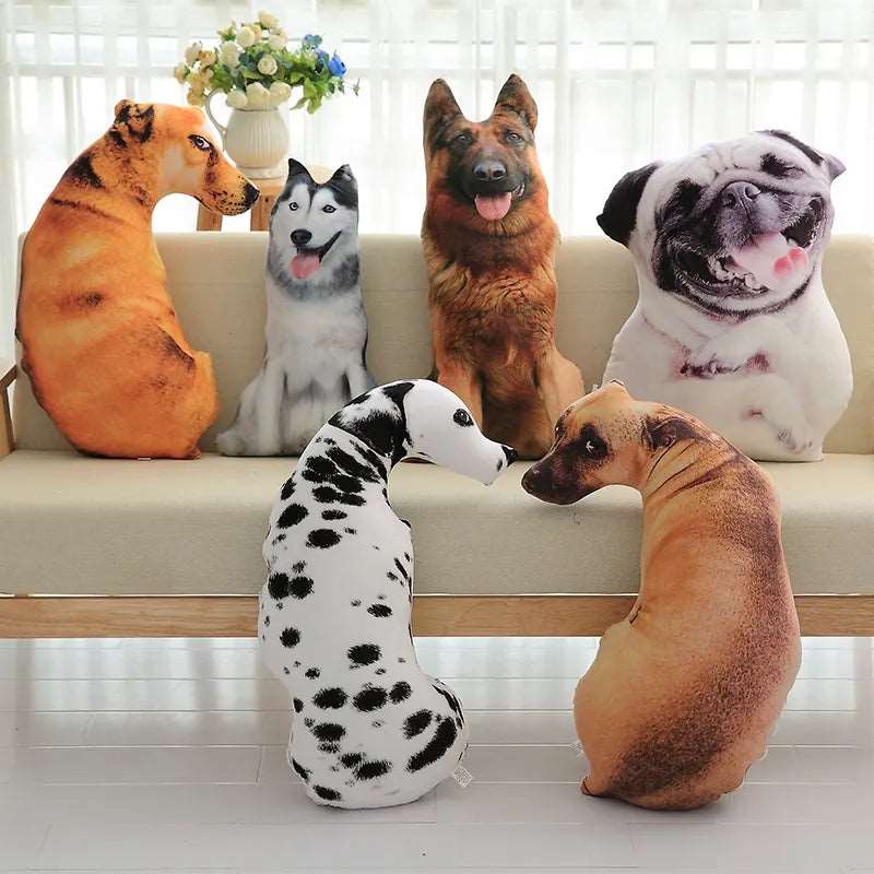 3D Simulation Shiba Inu Plush Pillow, Stuffed Animal
