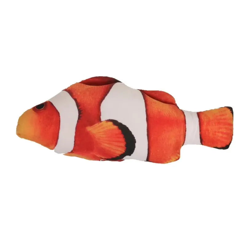 Simulation electric fish plush toy Clown fish