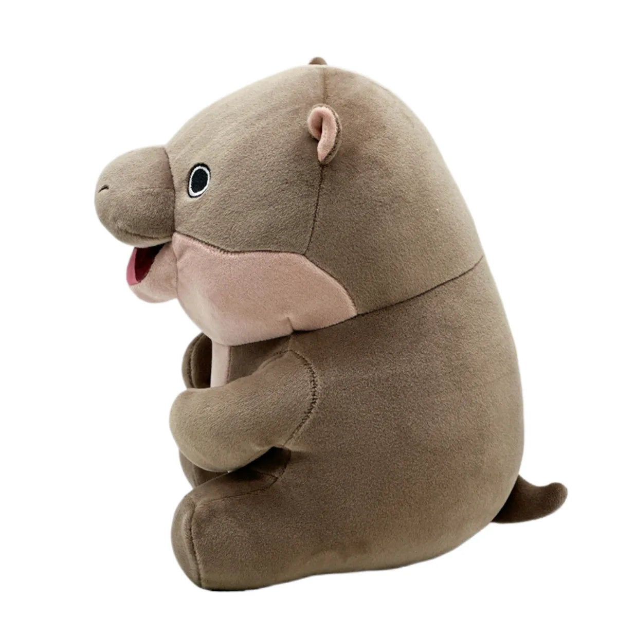 Moo Deng Hippo Plush toy, Cute Pygmy Hippopotamus Stuffed Animal for Kids and Adults