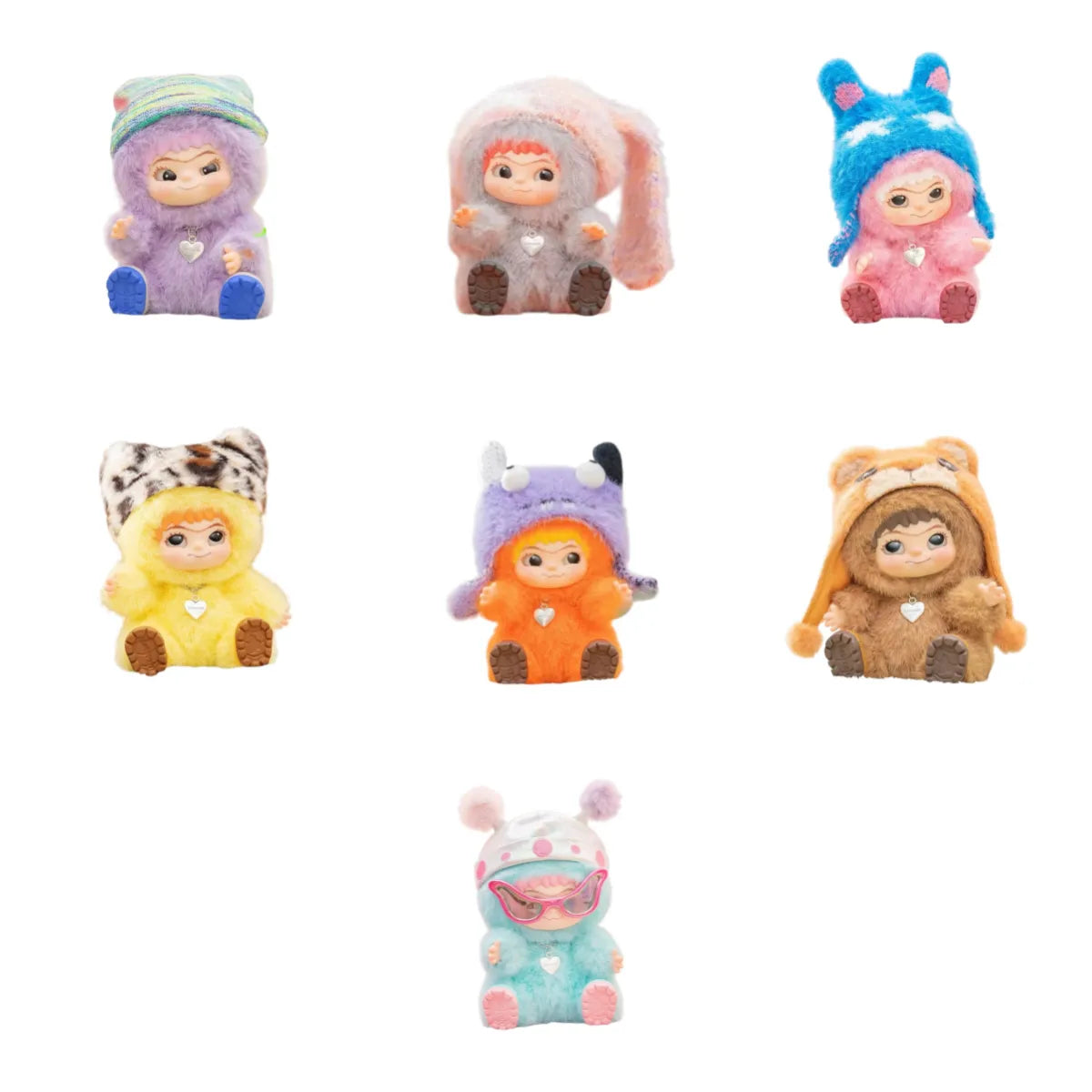 Wakuku Fuzzy Trendy Fun Party Series Plush Blind Box