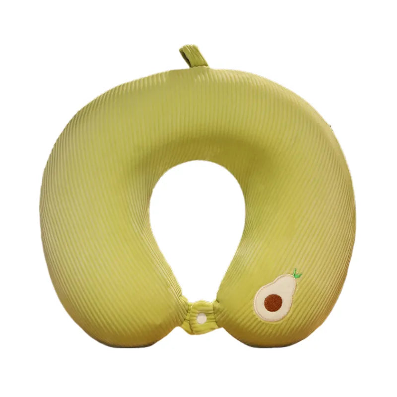 avocado U-shaped neck pillow