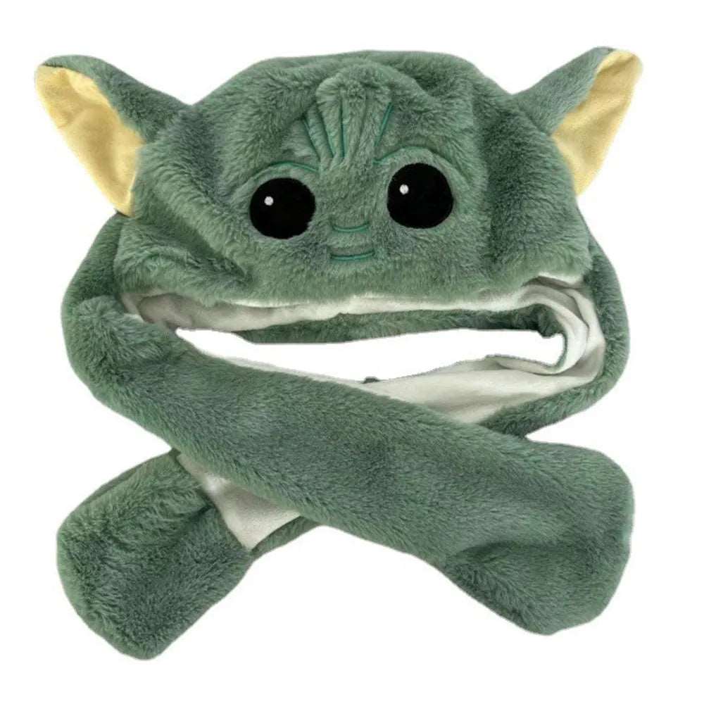 Baby Yoda Hat with Moving Ears Plush Toy