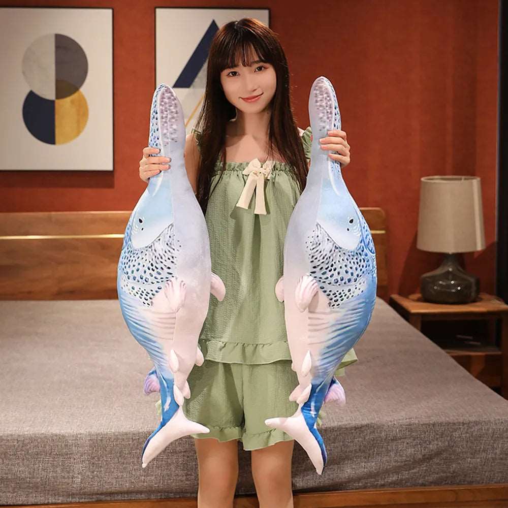 Beluga Ocean Stuffed Animal Throw Pillow