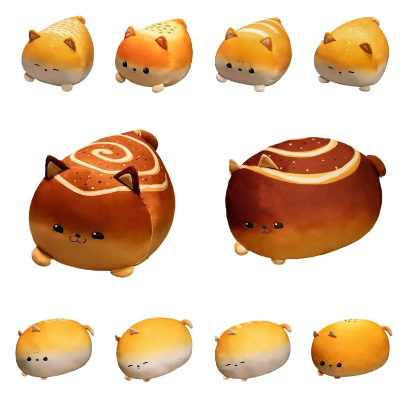 Bread cat plush toy stuffed animals