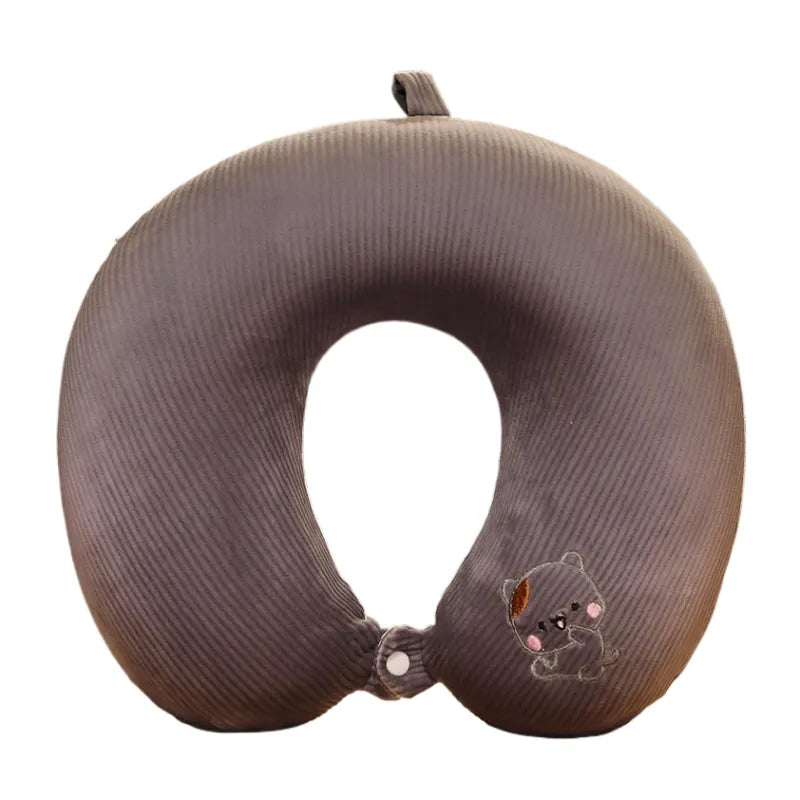 cat U-shaped neck pillow