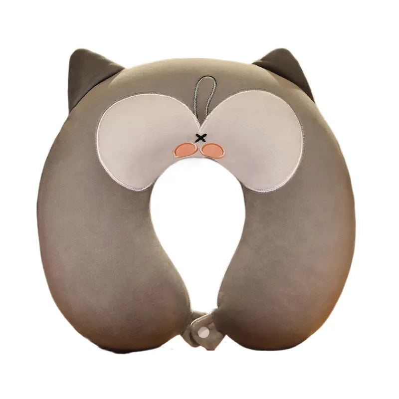 cat butt U-shaped neck pillow
