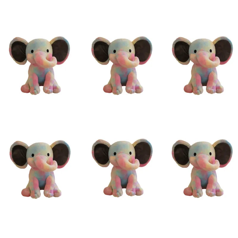 6 Pcs Elephant Stuffed Animals 9.8 Inches Soft Plush Toys Birthday gift