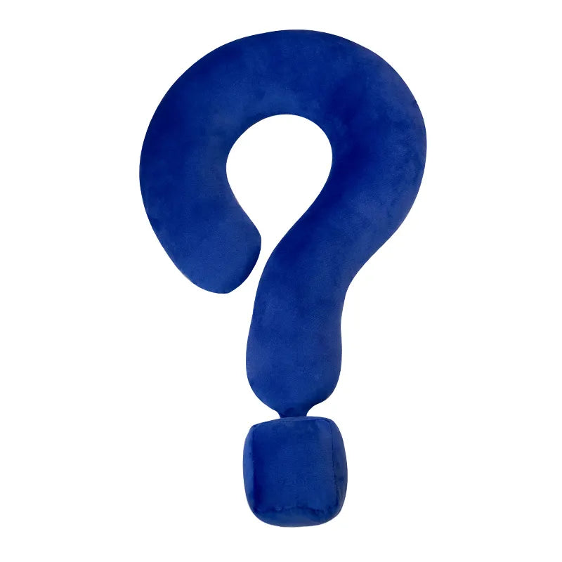 Funny Question Mark Shaped Travel Neck Pillows, 21.7"