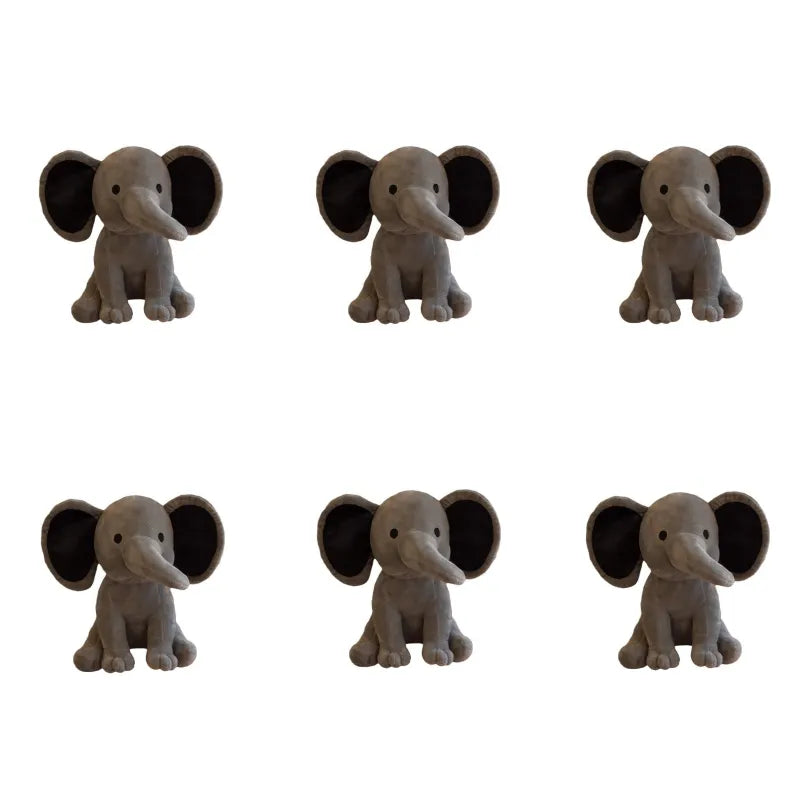 6 Pcs Elephant Stuffed Animals 9.8 Inches Soft Plush Toys Birthday gift
