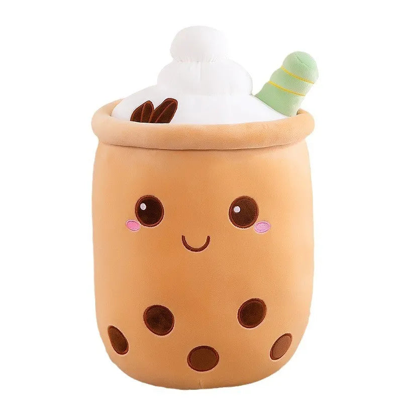 Bubble Tea Food Milk Cup Plushie Pillow stuffed animals
